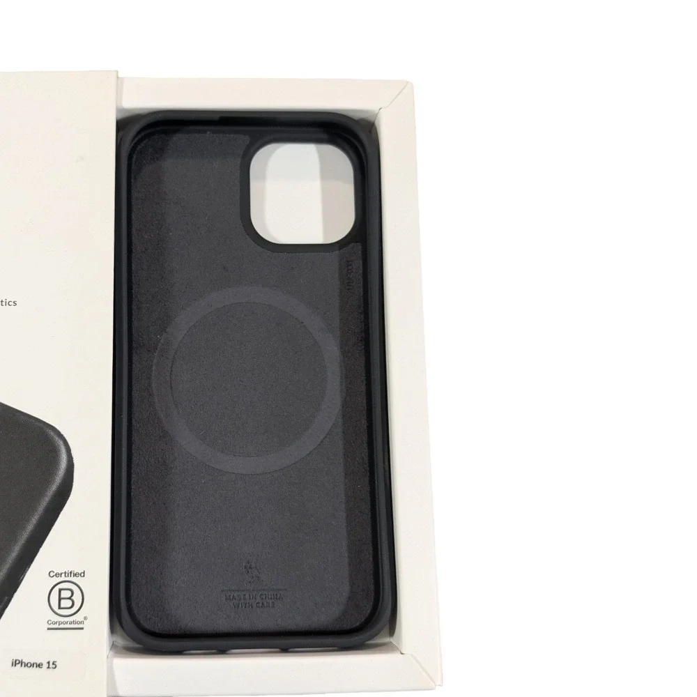 Pp9N Bellroy - Apple iPhone 15 / 14 / 13 Leather Phone Case W/ Magsafe Black New
